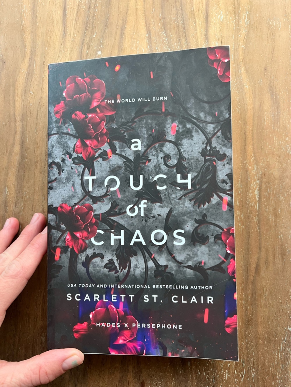 A Touch of Chaos by Scarlett St. Clair paper back